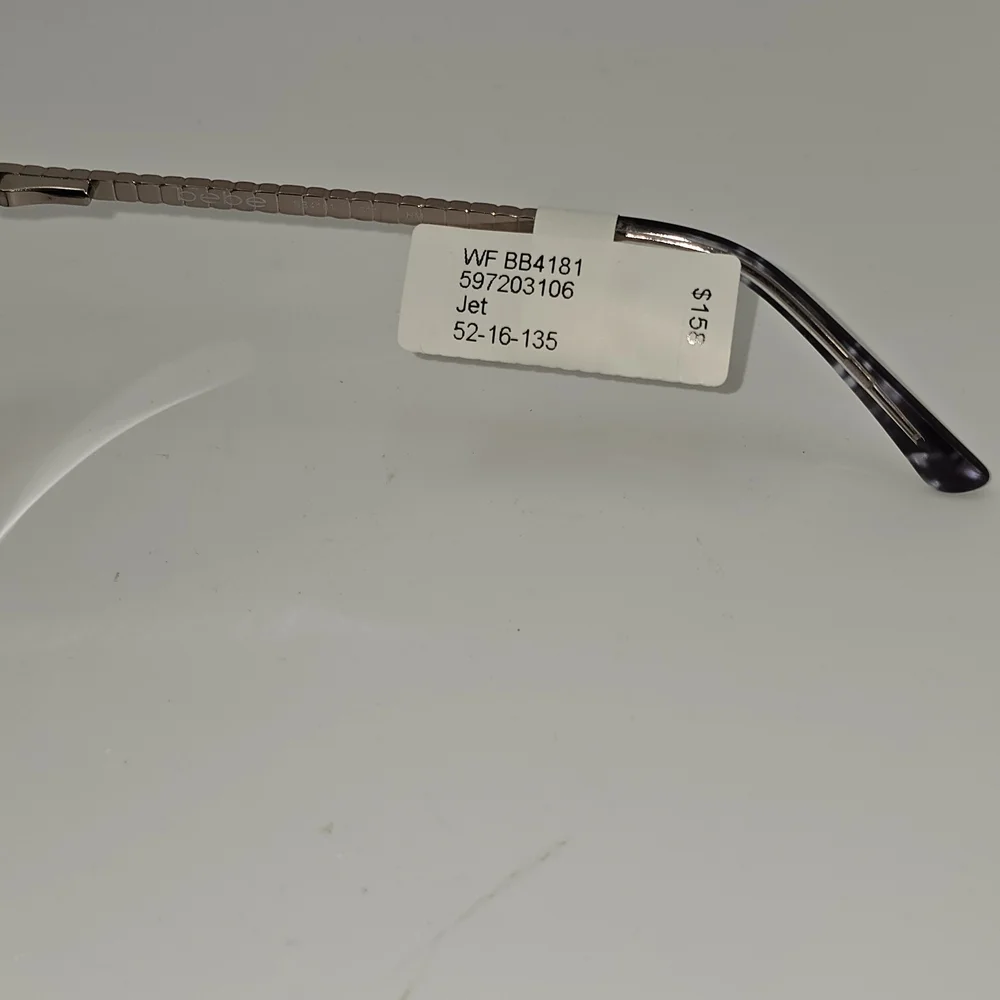 Bebe Eyeglasses‎ Frames BB4181 52-16-135 Jet Black / Gold / Jeweled